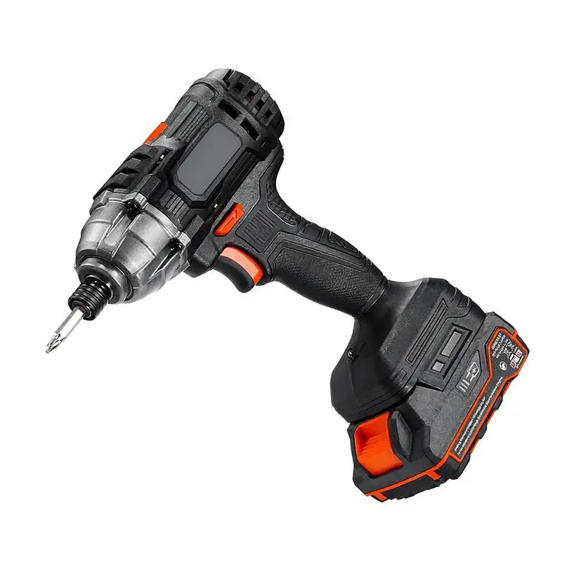 

Power Bolt Driver 1/4 Inch 2800 RPM 20V Motor For Furniture Electrical Home Repairs, Cordless Kit Battery Charger 10 Bits LED Work Light