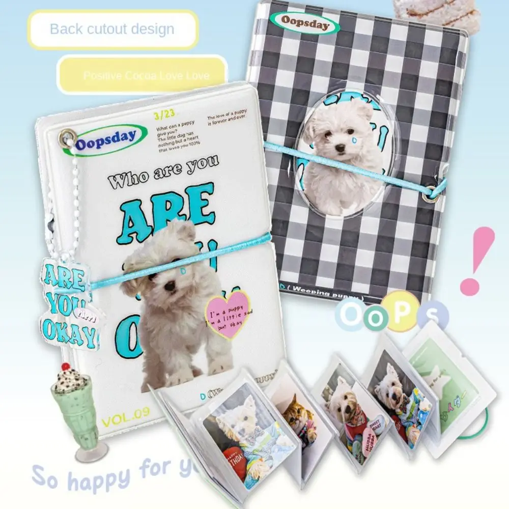

Photo Card Sleeve Mini Photocard Binder Two-sided Collect Case Card Protection Collection Book American Style 20 Sheet