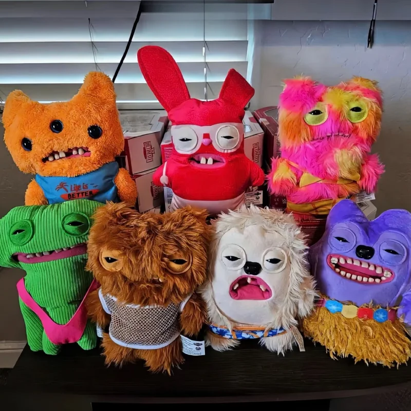 公式ファグラー醜いかわいいモンスターおもちゃ - 面白い歯アクションフィギュアユニークなギフトティーン大人ハロウィンクリスマスパーティーの装飾