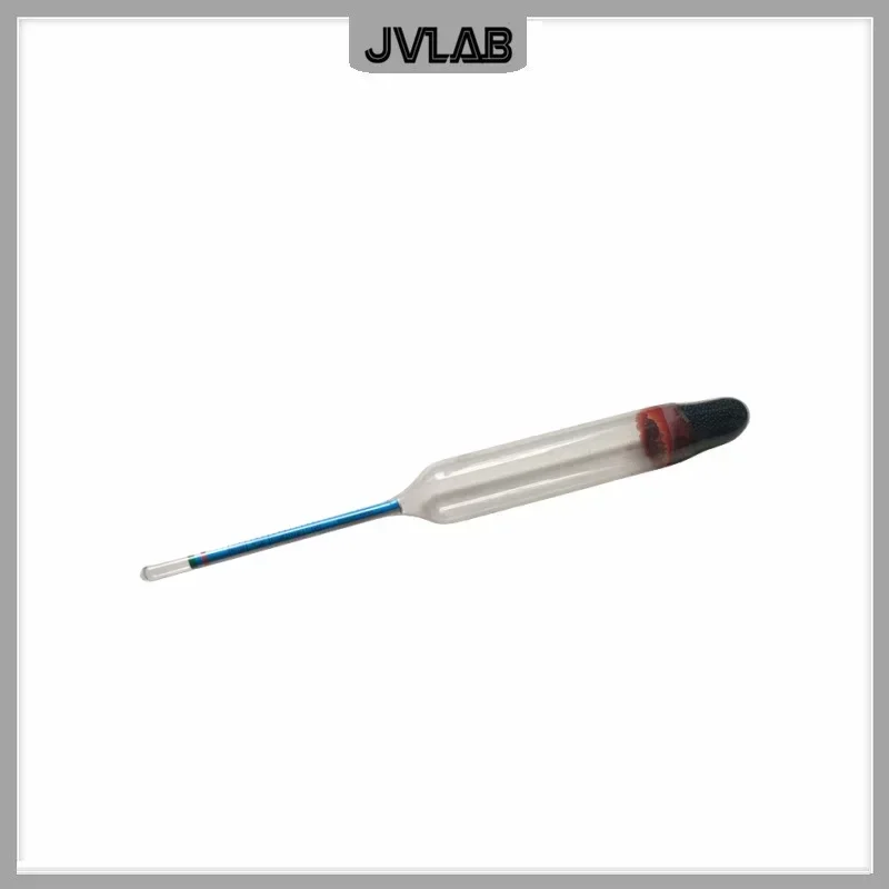 Milk Densimeter 15-40 for Temperature and Density Measurement Milk Hydrometer Glass Float Thermometer