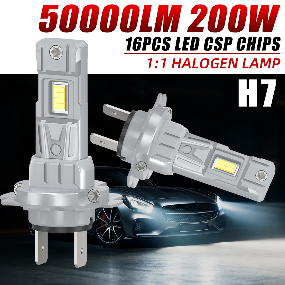 2X Mini H7 Led Head…