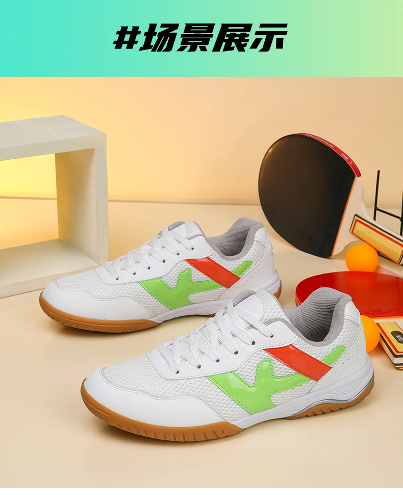 Professionelle Männer Badminton Schuhe Tischtennis Sport Volleyball Schuhe Ping Pong Atmungs Trainer Turnschuhe Sportschuhe – Detail 12