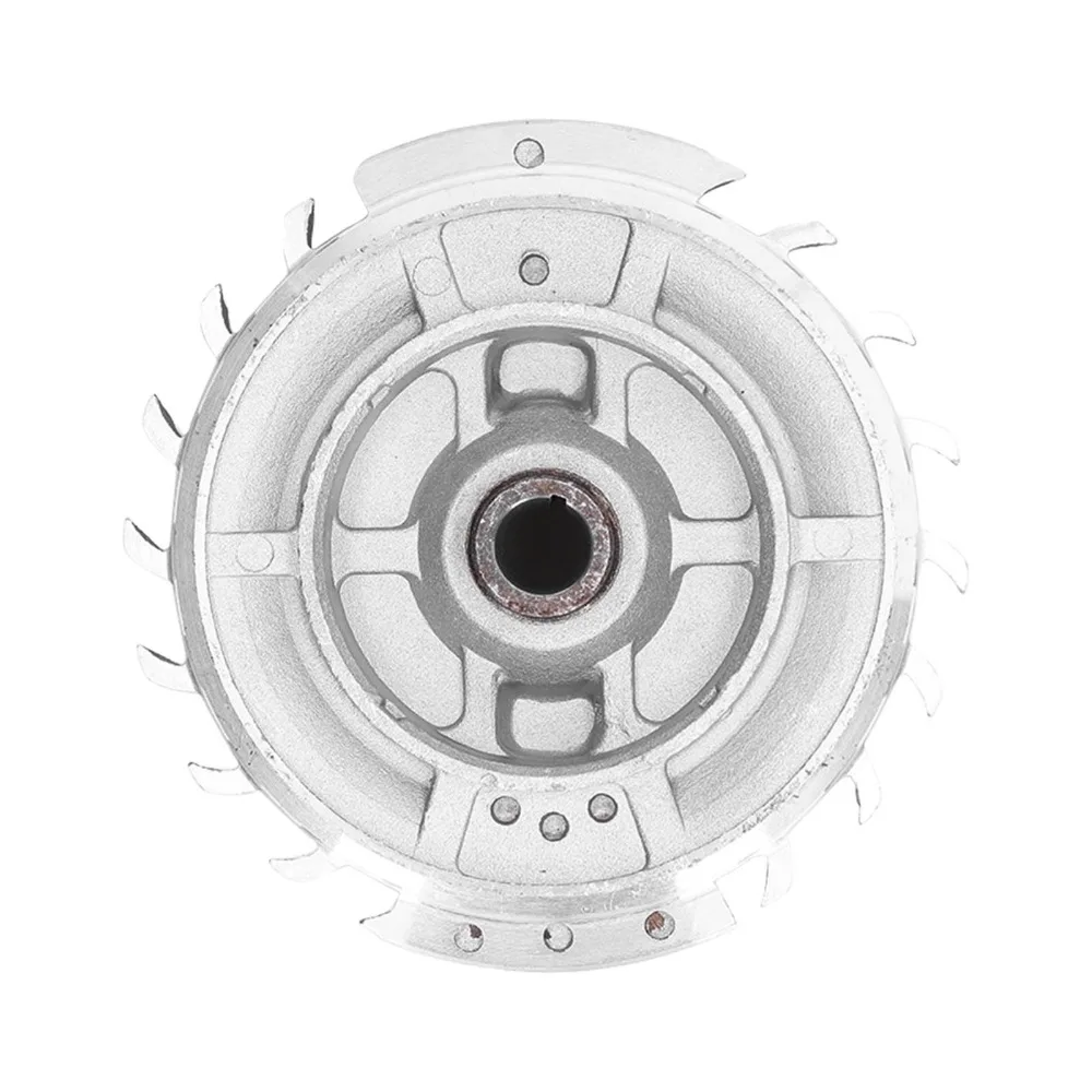 High Accuracy Chain Saw Flywheel High Hardness Aluminium Alloy Fly Wheel Accessory Compact Grey for STIHL 044 MS440