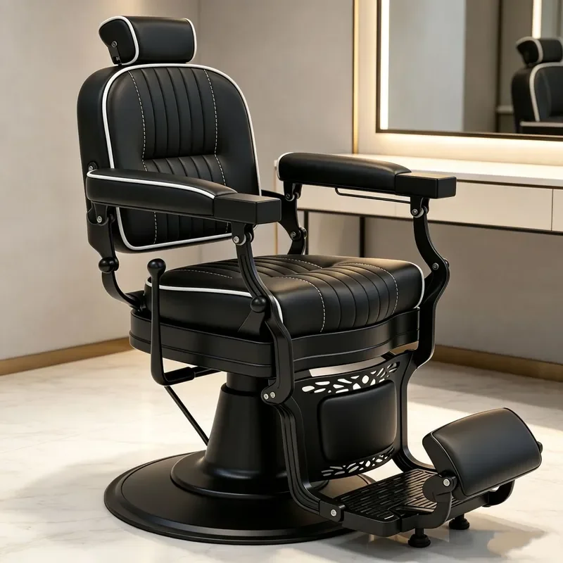 Men Barber Chair Hydraulic Pump Rotating Hair Special for Perming Dyeing Slimming Factory Direct Sale Professional