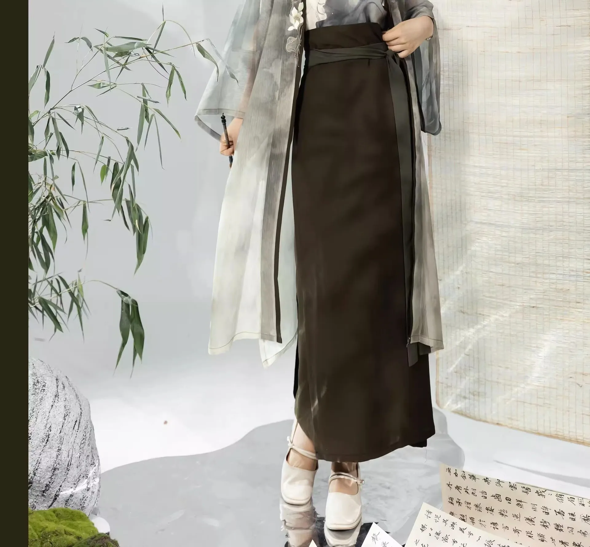 

Pmwrun New Style Hanfu Summer Women's Outerwear with Strap and Skirt, Perfect for Both Daily Life and Cosplay