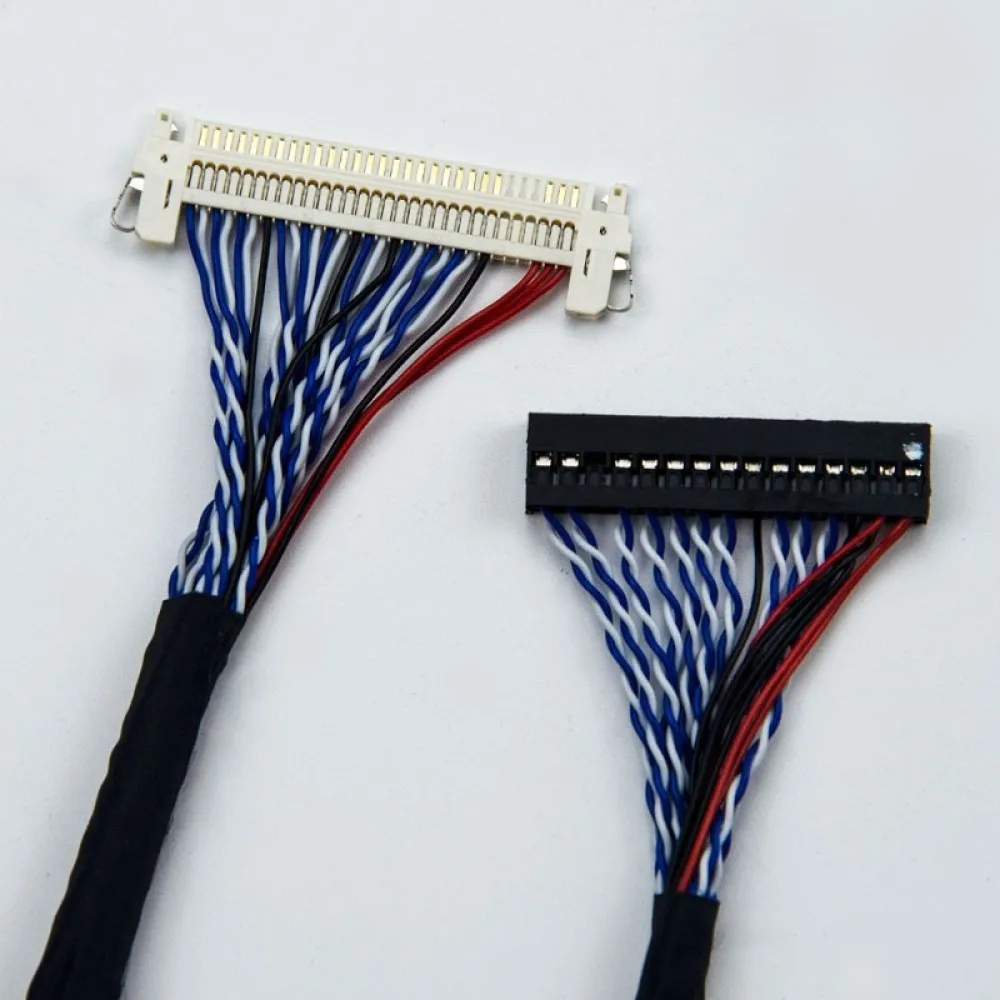 Reliable 30 Pin LVDS Cable FIX30 S8 Connector For 17 27 Inch LCD Panel Screen Driver Board Signal Replacement Wire