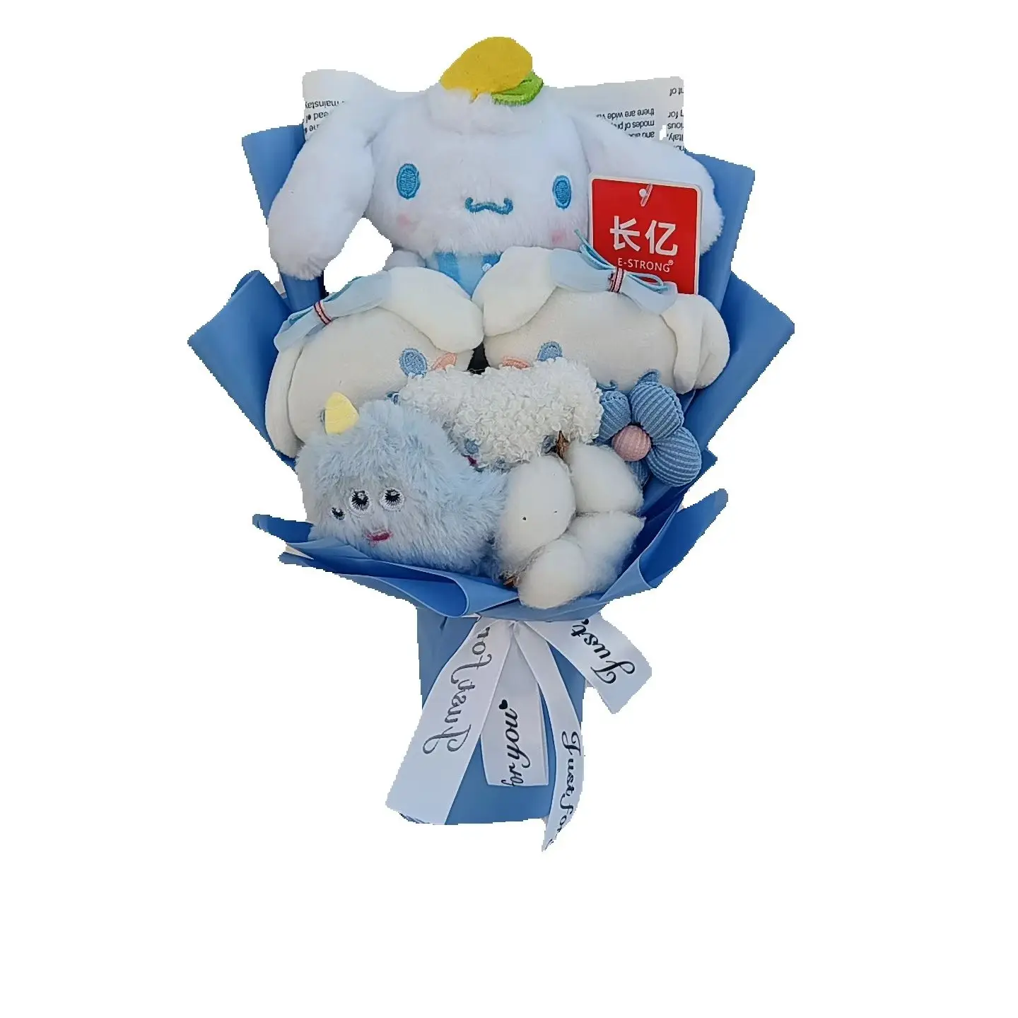 Bukietki róż oraz lalki Hello Kitty, Kuromi i Cinnamoroll idealnie nadają się do dekoracji domu i na wesela, a także jako prezenty na Walentynki. — 2