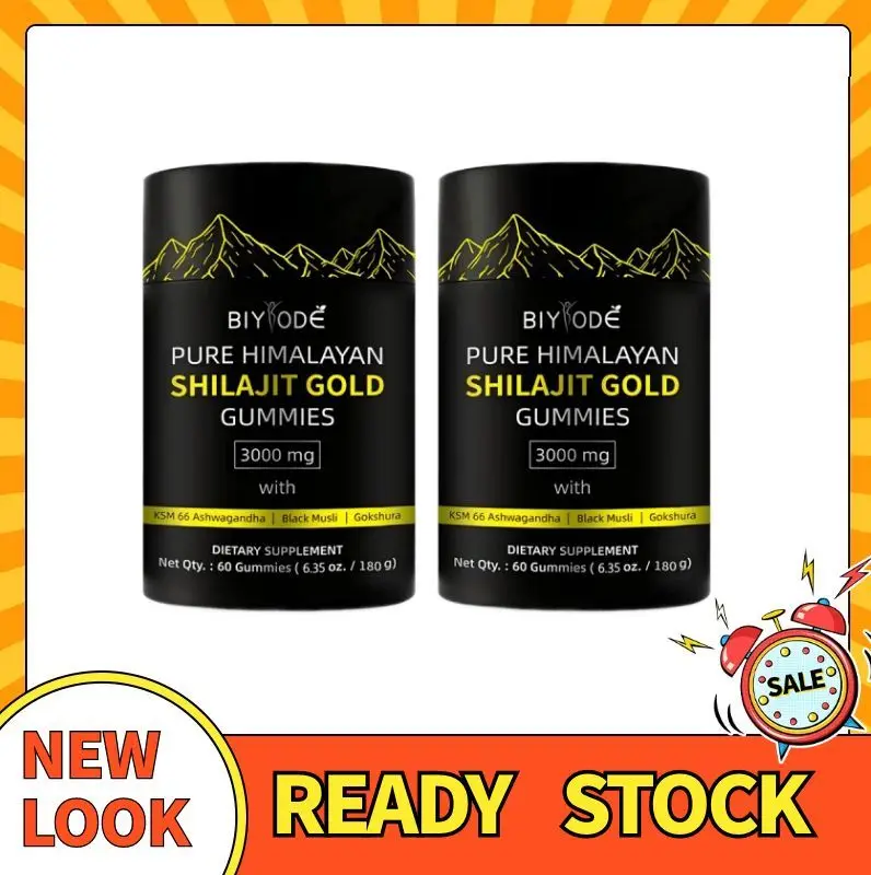 

【BIYODE】Шайнадзитные жевательные конфеты с плотной кислотой 3000 мг, 60 жевательных конфет, вегетарианская добавка для ежедневной защиты