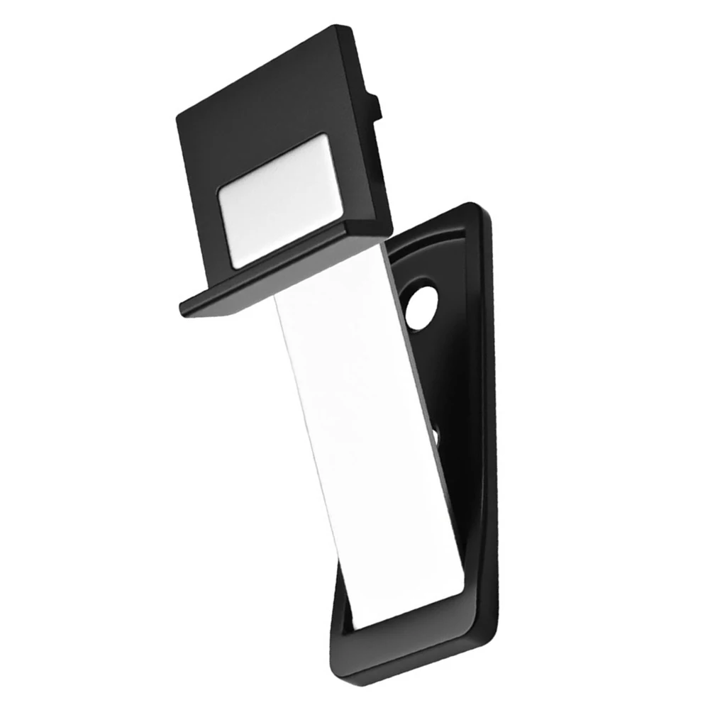 Carpet Stopper Door Wedge For Home For Office Rubber Construction Precision Wedge Angle Stackable Design BLACK