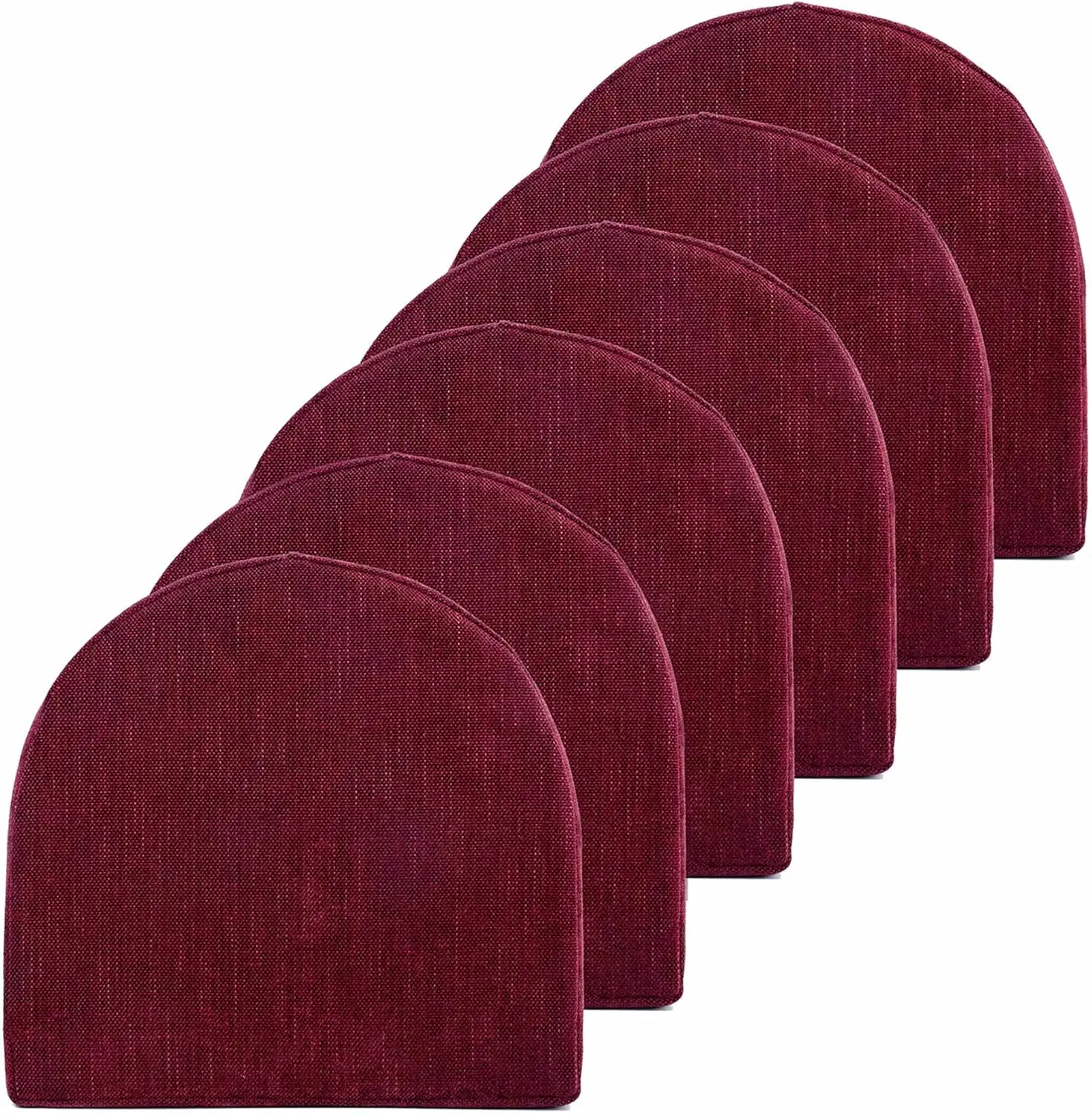 

Chair Cushions 100% High Density Memory Foam Pads U Shaped 17" x 16"Non Slip Skid Rubber Back Seat Cover