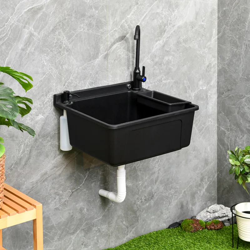 

Outdoor Garden Plastic Sink Washing Pool with Laundry Sink Integrated