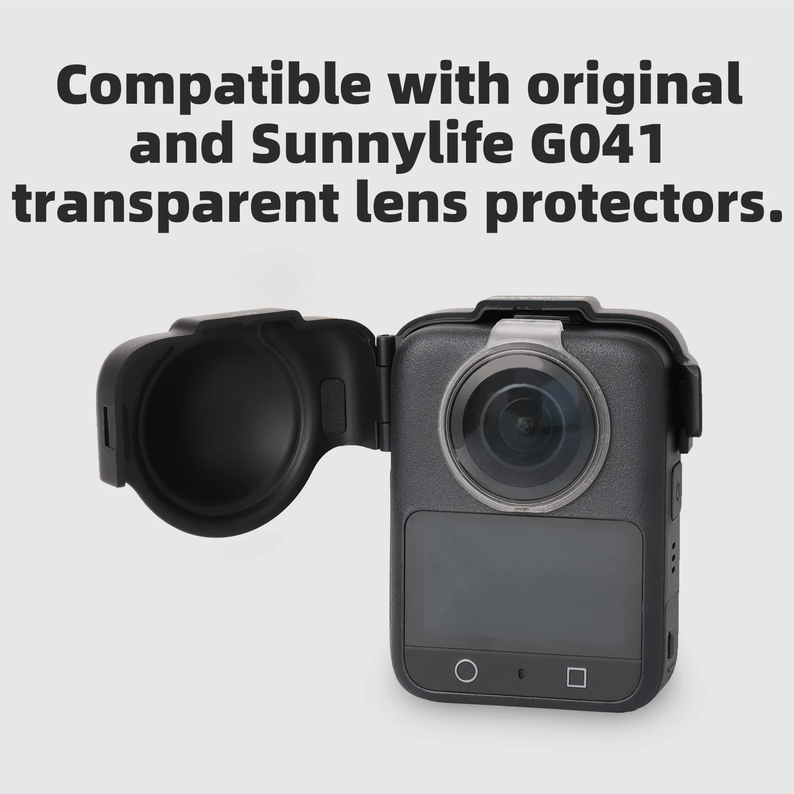 Защелкивающаяся портативная защита объектива для ПК Sunnylife дизайн пряжки DJI OSMO 360 аксессуар экшн-камеры устойчивый к Фото №4