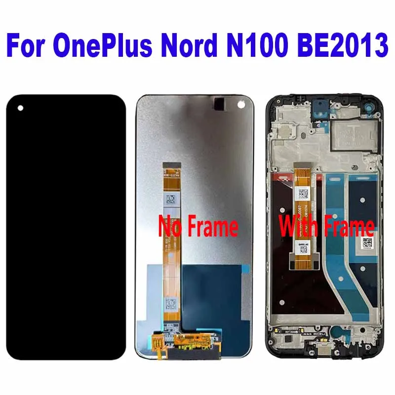 For OnePlus Nord N100 BE2011 BE2012 BE2013 BE2015 LCD Display Touch Screen Digitizer Assembly Replacement Accessory