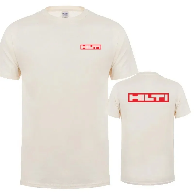 Hilti Machine T-Shirt Cotton Men's Summer Hip Hop T-Shirt Funny Hilti T-Shirt Men's T-Shirt LH-473 Fashion Casual Couples 2024