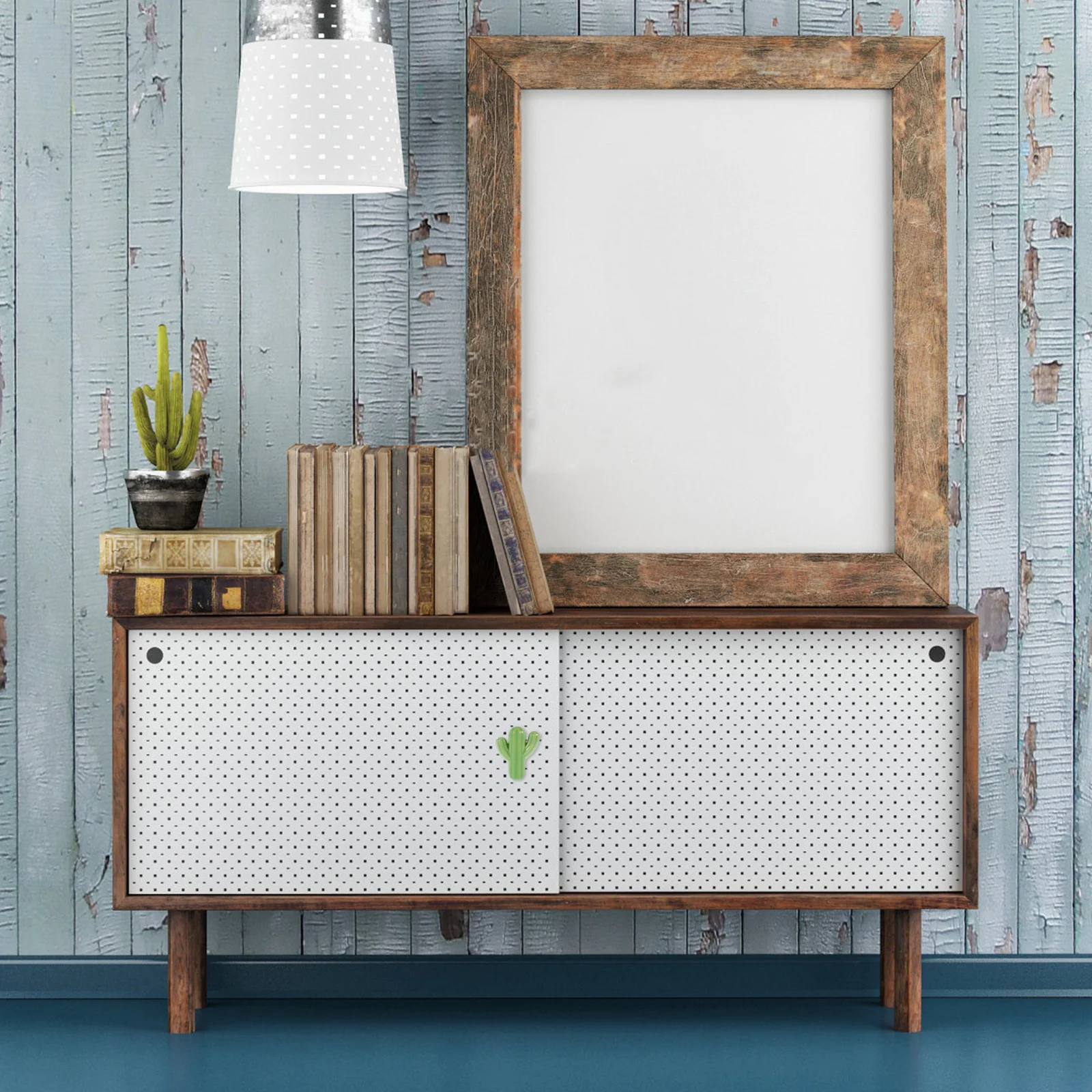 

6Sets Lovely Ceramic Cactus Cabinet Handles Drawer Pulls for Kitchen Wardrobe Cupboard Door Knobs Ceramic Cabinet Handle