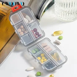 1Pcs 12 Compartments Medicine Organizer Daily Pill Case Container Travel Pill Box Airtight Portable Pill Holder Vitamin Box