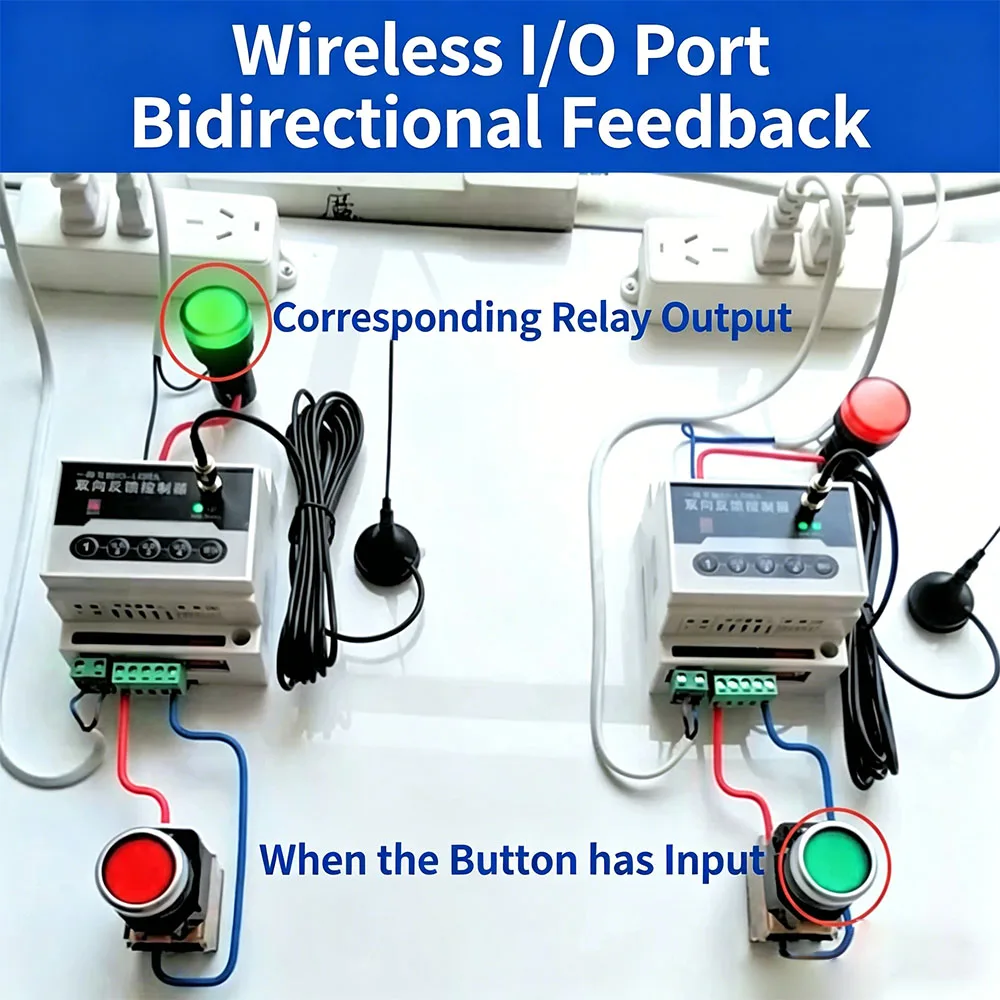 PLC remote control switch signal collection and transmission communication tower intelligence, wireless remote IO module remote