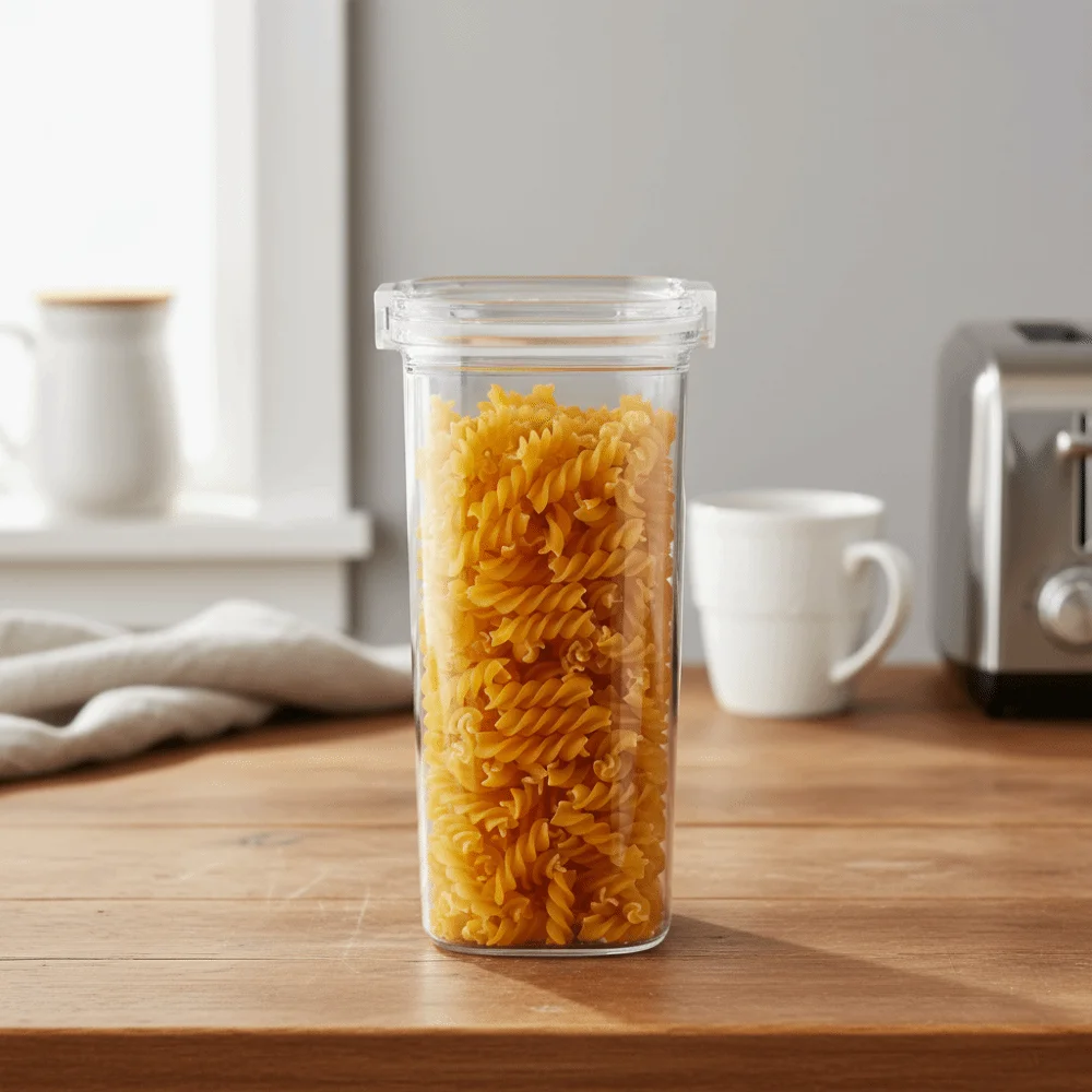 Влагостойкий пластиковый вакуумный герметичный резервуар, герметичная герметичная канистра для хранения свежести, прозрачная банка для кофейных зерен, конфеты