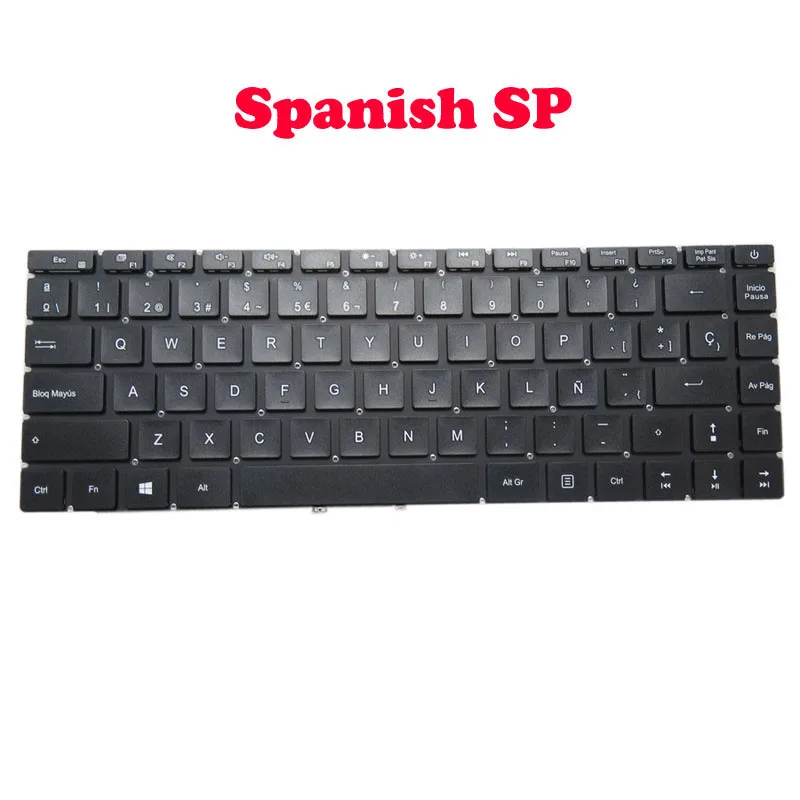 Papan ketik Laptop AS untuk Multilaser ULTRA UL150 UL151PE Inggris Spanyol SP baru