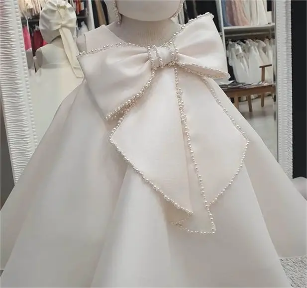 2024 Newest Cute Baby Princess Dress Children Birthday Party Fashion Costumes School Piano Performance Host Formal Dresses