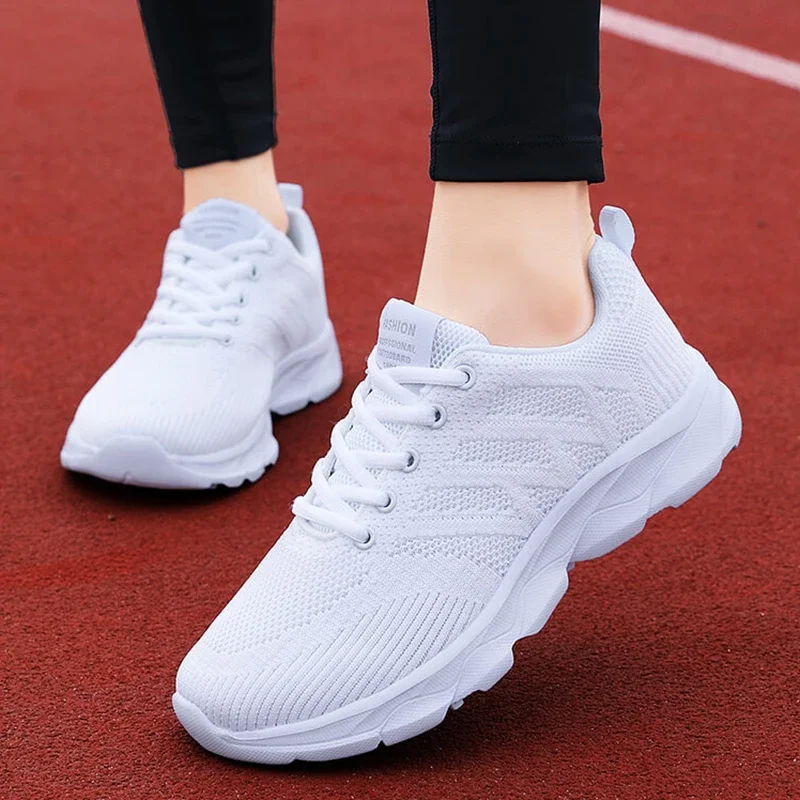 Lightweight Female Running Shoes Flexible Women Vulcanized Shoes Summer Breathable Women\'s Sneakers Anti-slip Free Shipping 2023