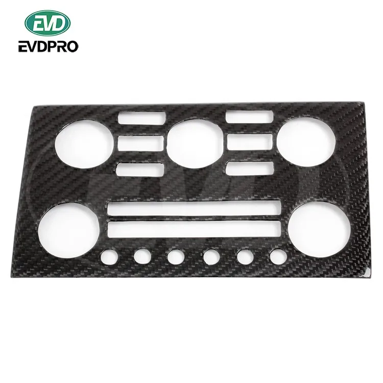 

DRY CARBON FIBER RADIO SURROUND for 2008-2016 NISSAN R35 GTR INTERIOR TRIM
