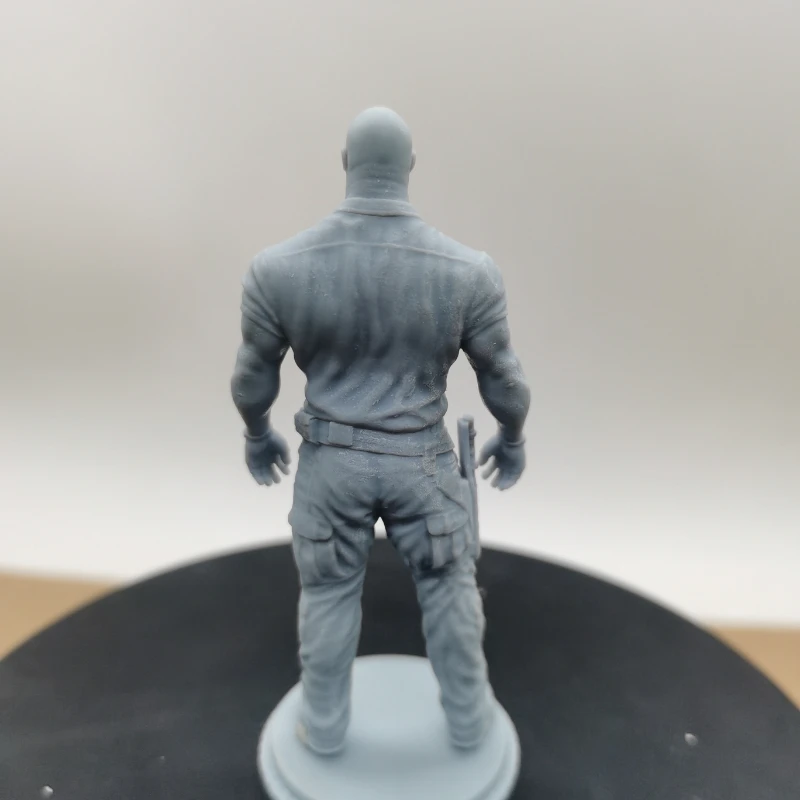 The Rock Diy Resin Figure 1/24 Scale 75mm Assemble Model Kit Unassembled Dioramas Unpainted Statuettes Toy