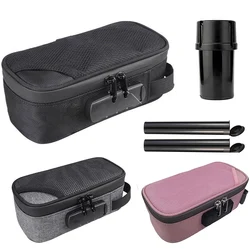 Borsa a prova di odore custodia protettiva per odori di fumo con custodia portatile da viaggio con serratura per smerigliatrice per tubi regalo di medie dimensioni rosa