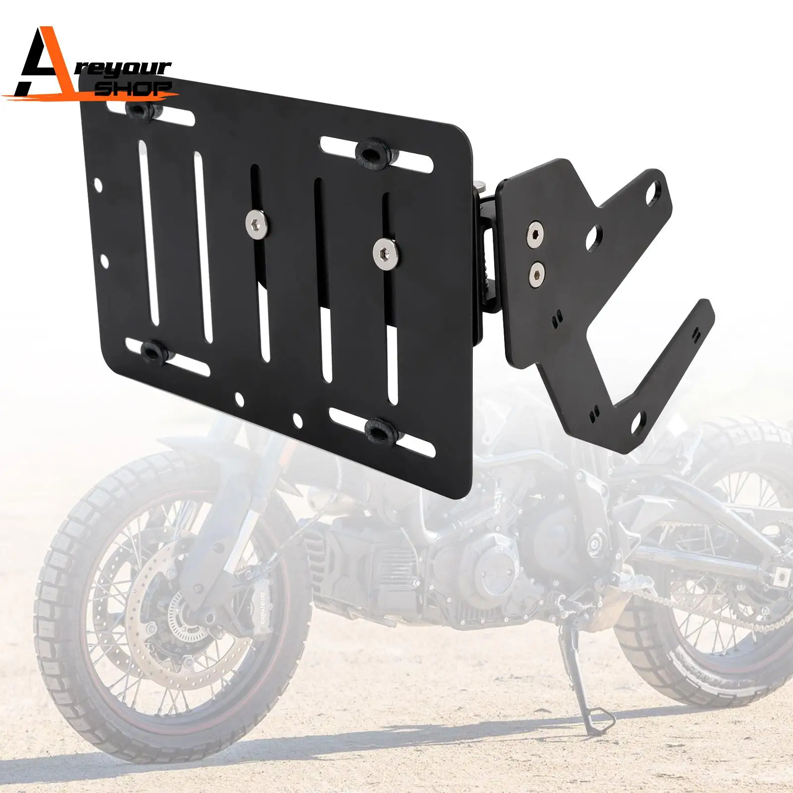 

Side License Plate Holder Frame Bracket fit for INDIAN FTR1200 2019-2024