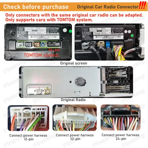 Imagen 2 del producto Cable de Radio para coche, adaptador de arnés de cables RNC13, decodificador de Bus CAN para Renault Clio4 Captur Megane Scenic Laguna Master Trafic 3 tomtom