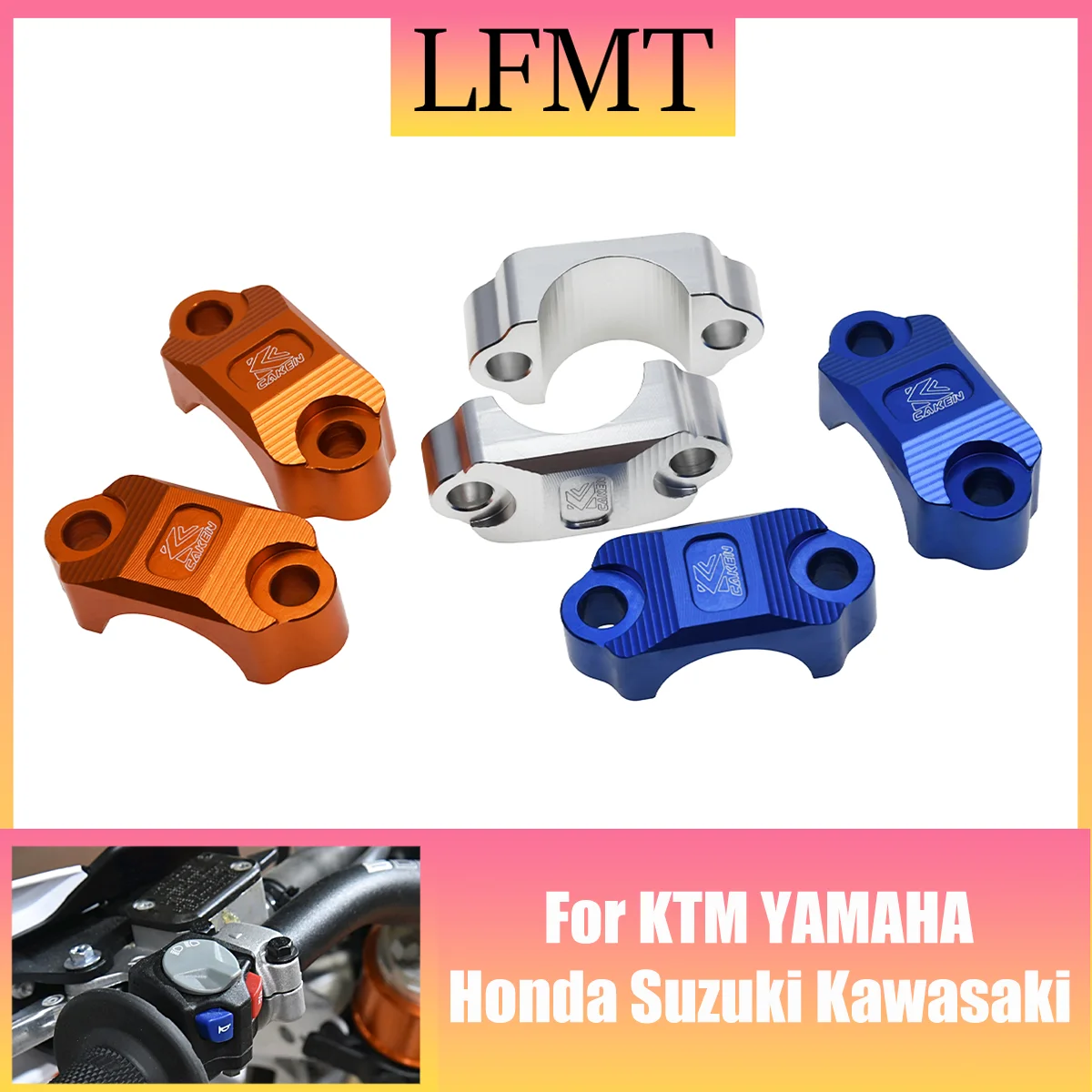 Motorcycl CNC Handlebar Brake Clutch Cylinder Bar Clamp Cover For KTM SX 65 85 SXS SXSF 250 SXF EXC EXCF 300 350 400 450 500 530