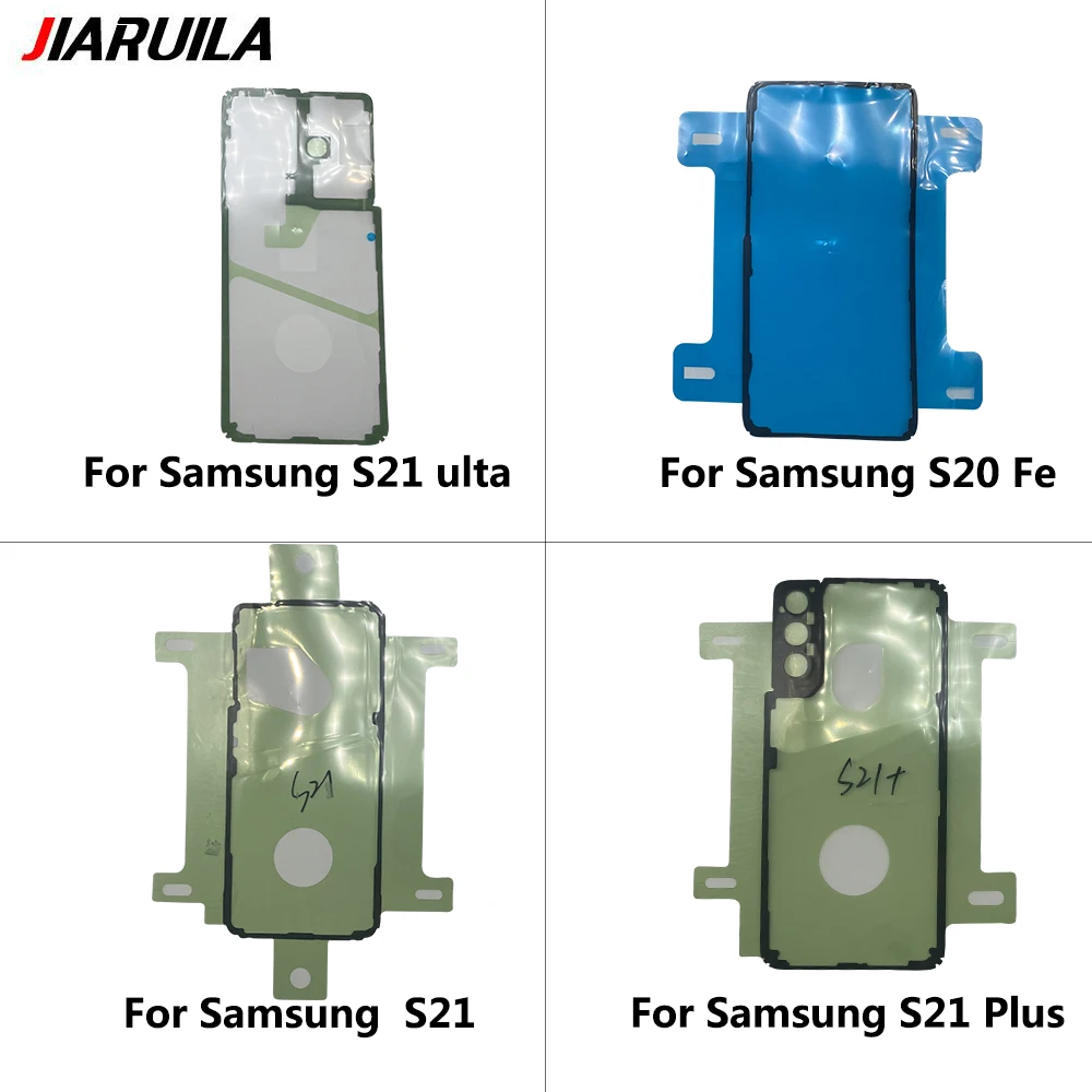 Pegatinas adhesivas impermeables para Samsung Note 10, 20, S20 Fe, A20, A30, A50, A60, A70, S20, S21, Ultra Plus, 2 unidades