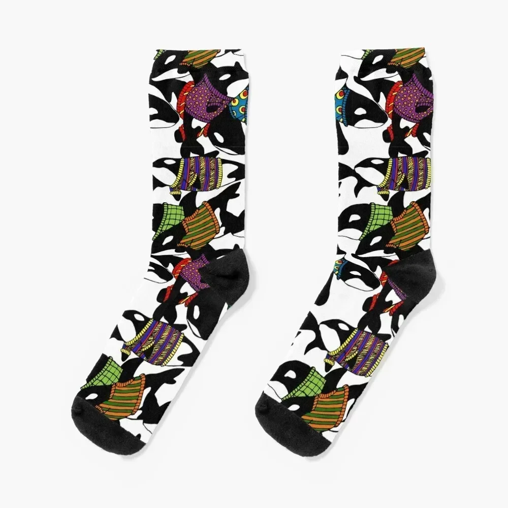 

Orca Sweaters Socks floor new year New year's gym Socks For Man Women's