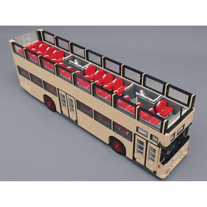 

MOC-262798 New Urban Transportation Bus Building Block Model 3953 Parts MOC Creative Boys Birthday Christmas Toy Gift