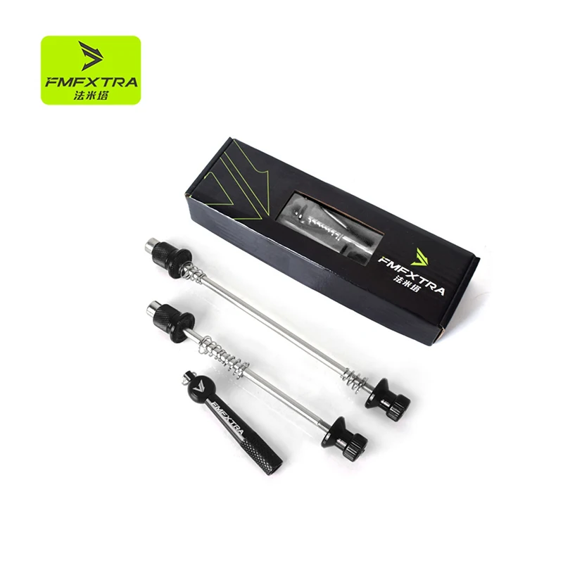 Nova alavanca de espeto de bicicleta liberação rápida qr roda bloqueio segurança anti roubo espetos para mtb mountain road ciclismo hub peças