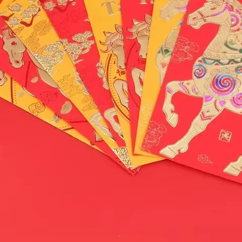

6pcs 2026 Chinese New Year Red Envelopes Lunar New Year Lucky Money Bag For Spring Festival And Marriage