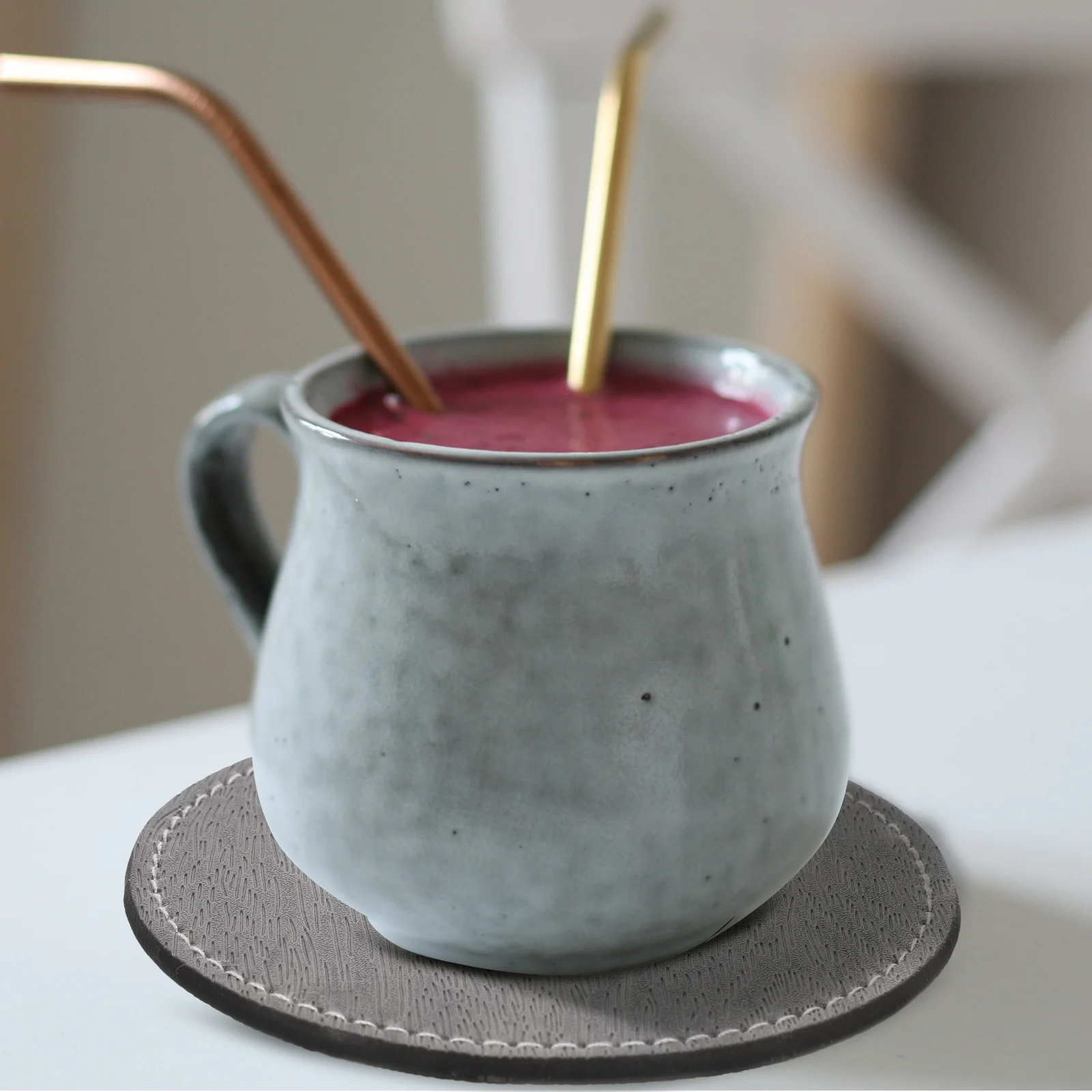 

1Set Coasters Anti-Skid Heat-Resistant Round Cup Mats Practical Safe Tableware Pad Coasters Coaster