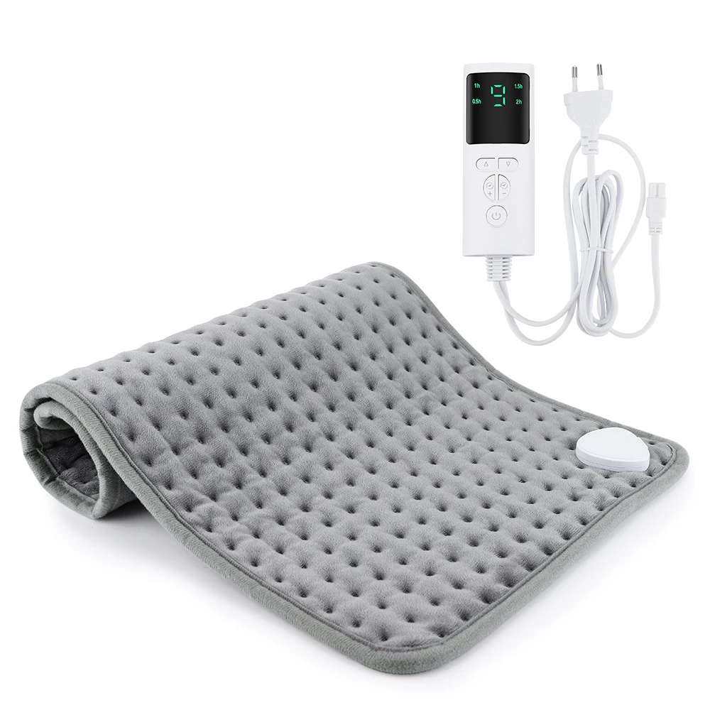 

Electric Heating Pad Blanket Timer Physiotherapy Heating Pad For Shoulder Neck Back Spine Leg Pain Relief Winter Warm