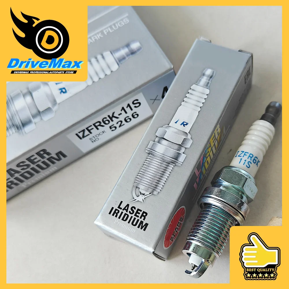 Original Laser IRIDIUM Spark Plugs OEM IZFR6K-11S IZFR6K-11NS 5266 FOR AACURA CSX CL RL RSX MDX HHONDA Civic 1.8 1.8L 2006-2011