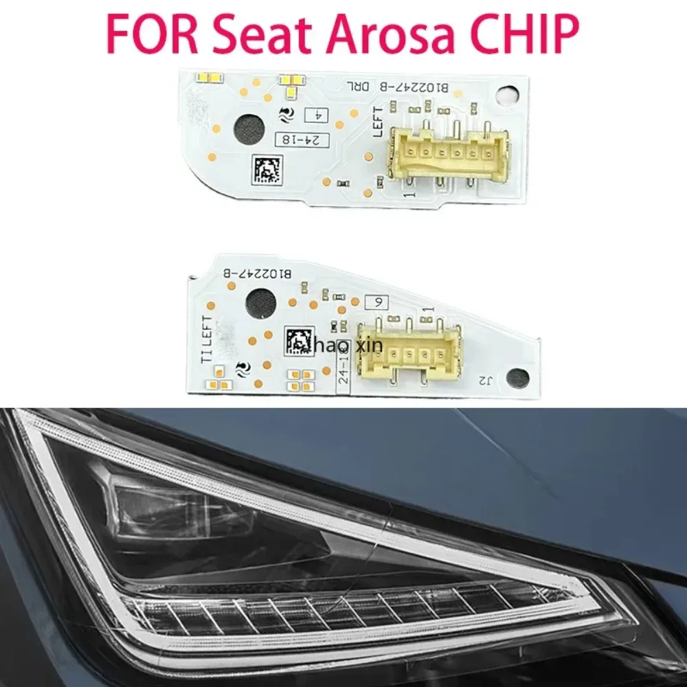 Luz blanca para faros  coche Seat Arosa, Chip DRL, placa  circuito  balasto, Chip  placa  fuente  luz