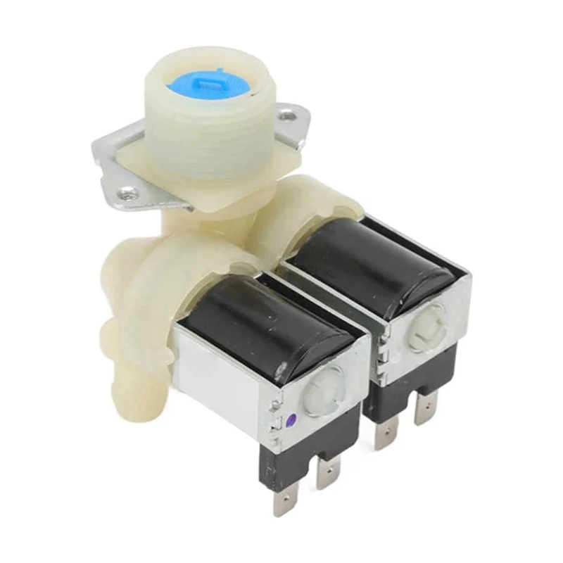 Drum Washing Machine Inlet Water Valve Dual Heads Inlet Magnetic Valve For Samsung Cylinder Washing Machine FPS