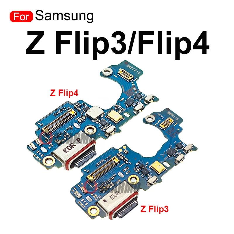 For Samsung Galaxy Z Flip 3 4 Z Flip4 Usb Charging Dock Charger Port With Mic Flex Cable Replacement Part SM- F721 F711