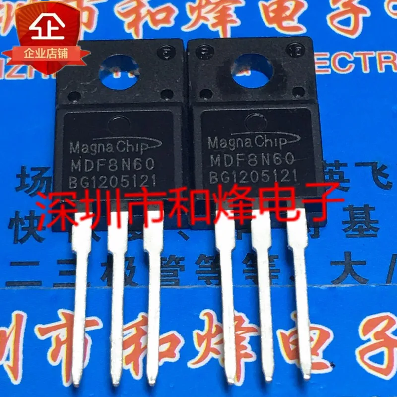 10PCS/Lot MDF8N60  TO-220F 600V 8A Really Stock Original Best Quality Fast Shipping 100%Test