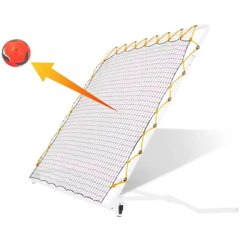 

2026 5x6ft Steel Frame Multi-angle Soccer Rebounder Adjustable Training Gear