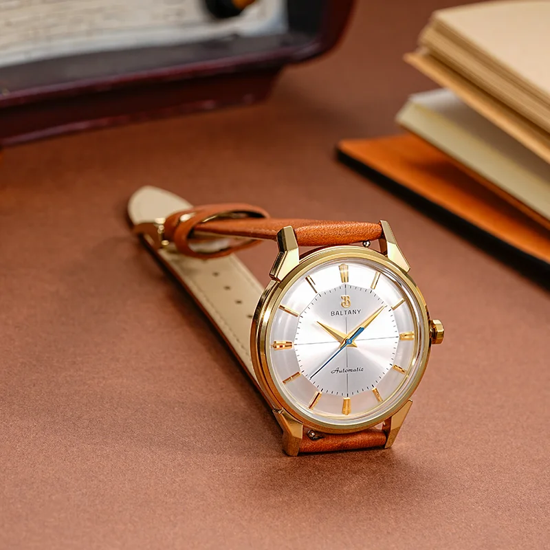 Baltany S4107 Vintage Constellation Homage 36mm 12-Sided Shape Dial Luxury Waterproof Automatic Men Business Dress Watch