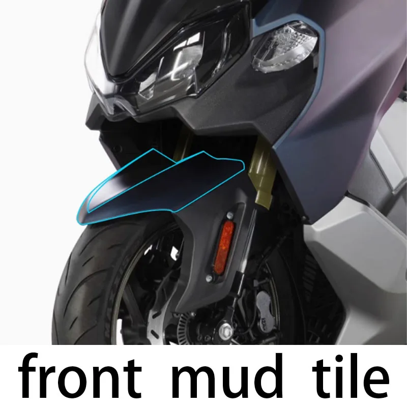 For SYM TL508/500 Invisible Clothing Stickers Fuel Tank Protective Film Motorcycle Modify Accessories