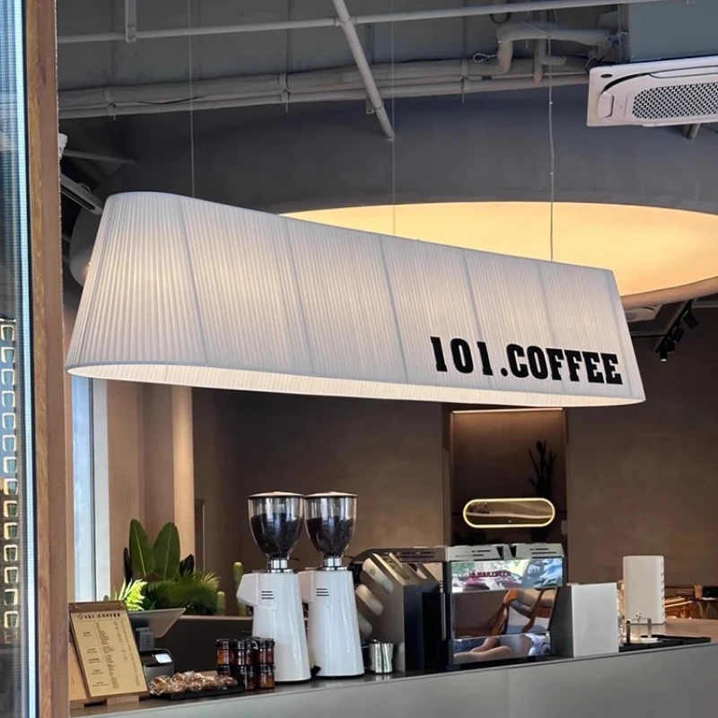 

Минималистичные тканевые подвесные светильники, длинные прямые полосы, подвесные светильники, столовая, гостиная, магазин одежды, кафе, люстры, художественный декор