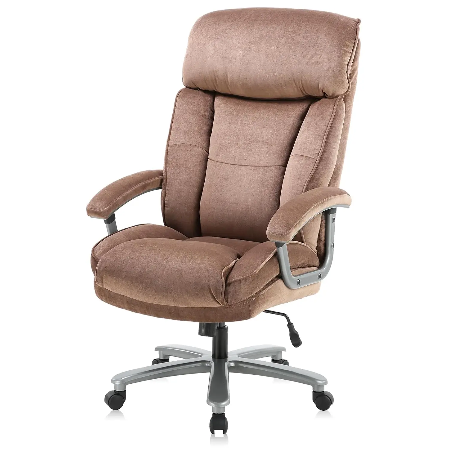 Big & Tall Executive Office Chair 800LBS Heavy Duty Ergonomic Cloth Desk Chair Padded Armrests High Back Fabric , Customized