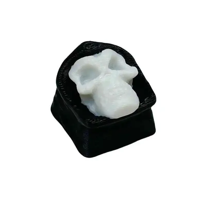 Personality Resin Halloween Skull Key cap Manual MX Cross Switch Mechanical keyboard key cap 1PCS
