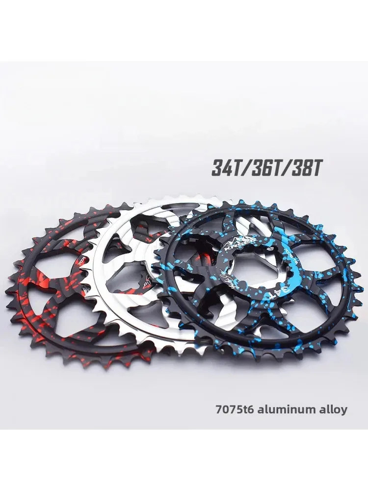 AliExpress NONE Mountain Bike Single Disk GXP Direct Mount Chainring Narrow Wide 32T 34T 36T Integrated Crankset Chainwheel Bicycle Parts